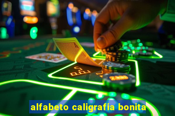 alfabeto caligrafia bonita